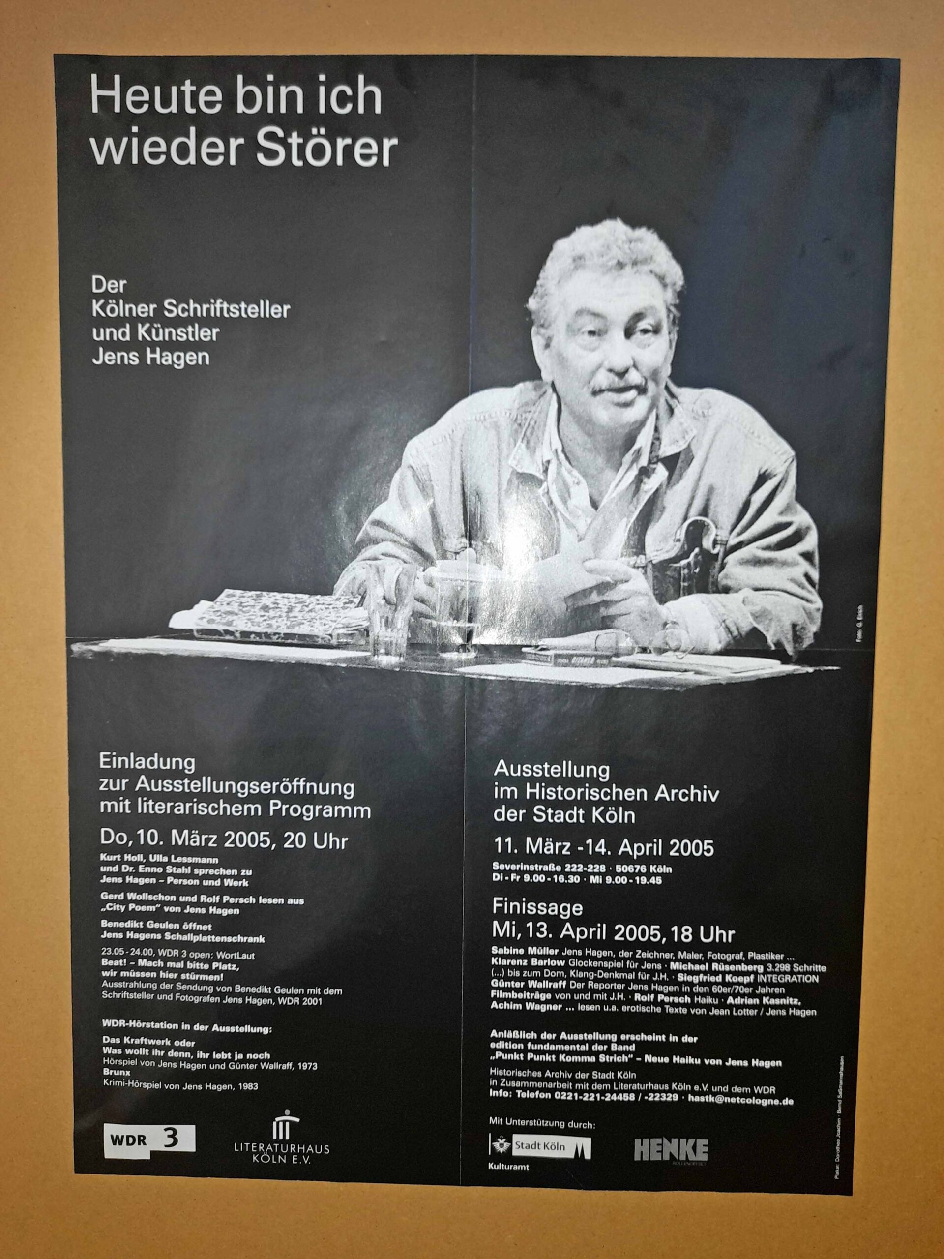 Ausstellung zu Jens Hagen (2005)