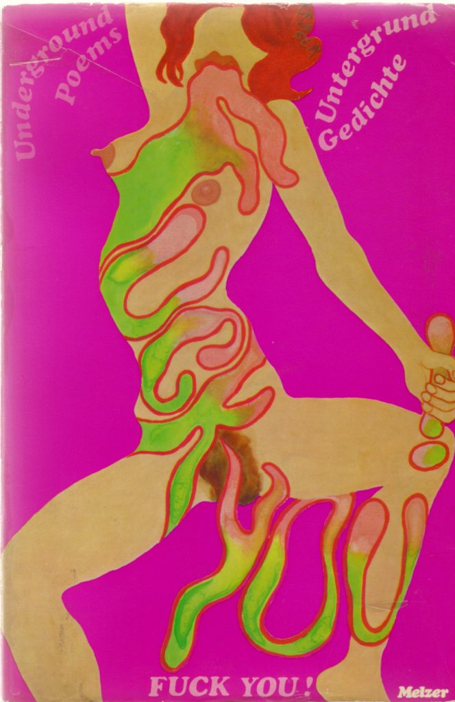 Cover der Anthologie "Fuck You!" (1968), hrsg. von Ralf-Rainer Rygulla 